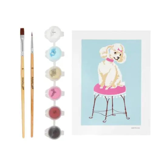 Poodle Paint-by-Number Framed Mini Kit by Artist's Loft&reg; {4}