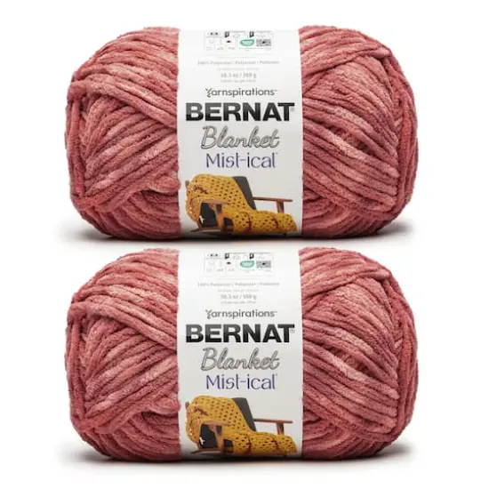 2 Pack Bernat&reg; Blanket Mist-ical&trade; Yarn Earthenware {1}