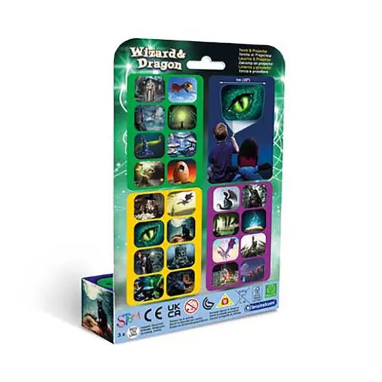 Brainstorm Toys Wizard & Dragon Children's Flashlight & Projector {4}