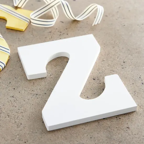 9" White MDF Whimsy Letter by Make Market&reg; Z {3}