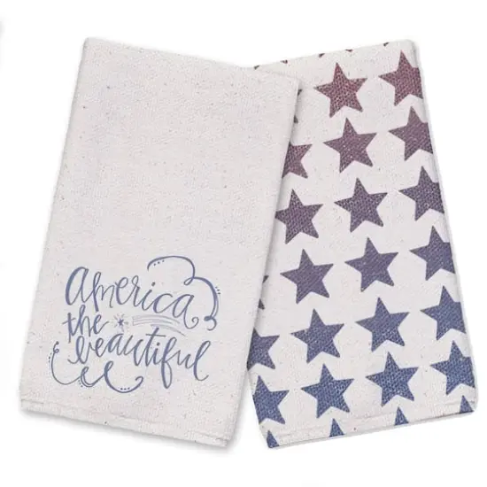 America The Beautiful Tea Towel Set {1}