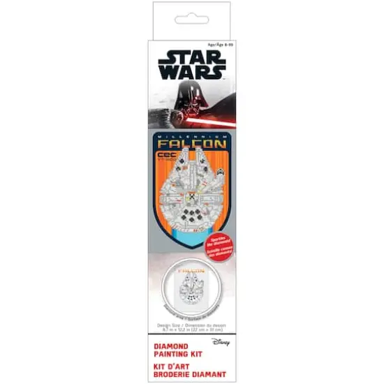 Camelot&reg; Dots Millennium Falcon Cec Yt-1300 Diamond Painting Kit {4}