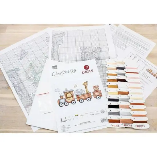 Luca-s Train Journey Counted Cross Stitch Kit {4}