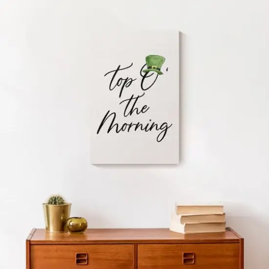 Top O the Morning 12" x 18" Canvas Wall Art {5}