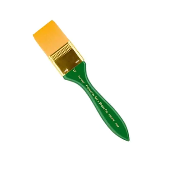 Princeton&trade; Lauren&trade; Golden Synthetic Flat Wash Brush {4}