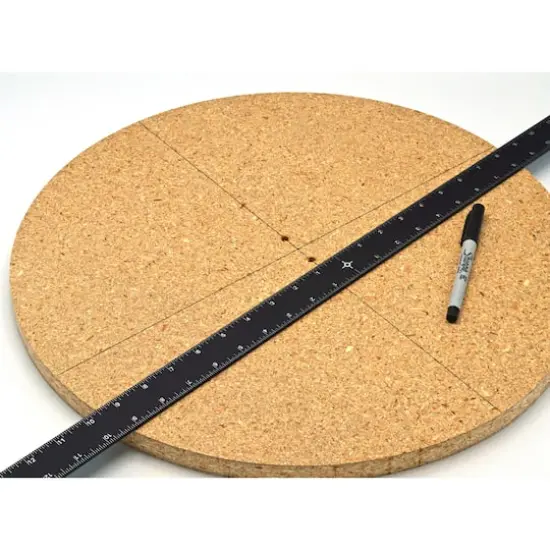 Dritz Home 36" Matte Black Anodized Aluminum Straight Edge {3}