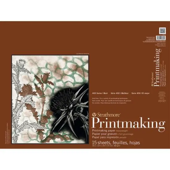 Strathmore&reg; 400 Series Printmaking Heavyweight Paper Pad {2}