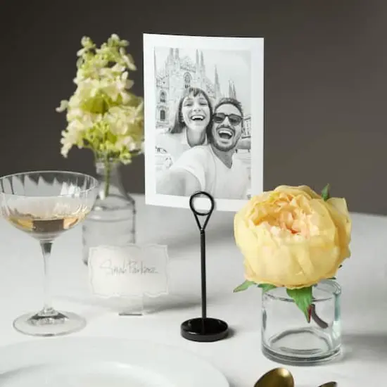 6" Table Number Stands, 8ct. by Celebrate It&trade; Black {3}