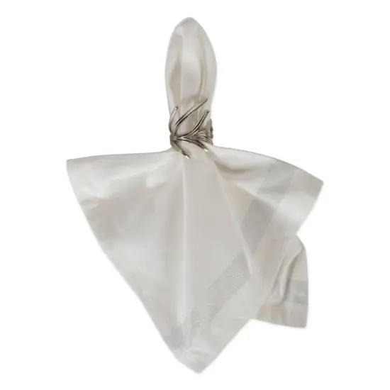 DII&reg; Silver Sparkle Stripe Napkins, 6ct. {3}