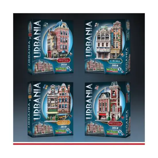 Urbania Collection - Cafe 3D Puzzle: 285 Pcs {13}