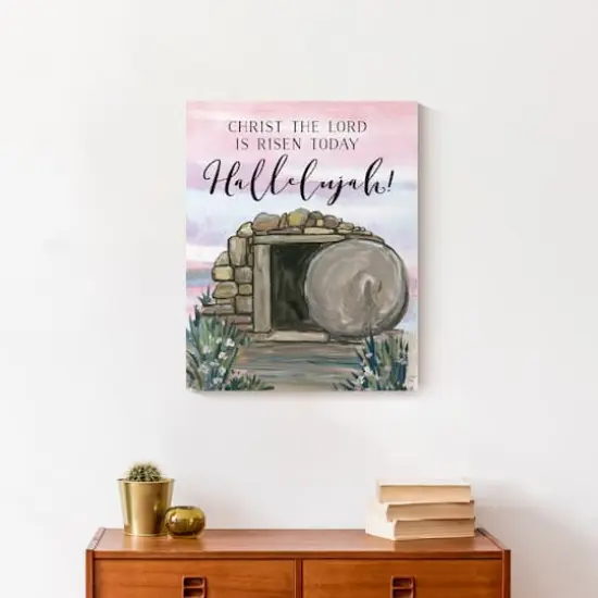 Hallelujah Tomb Canvas Wall Art {5}