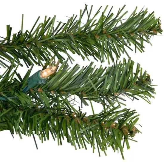 5ft. Pre-Lit Commercial Canadian Pine Artificial Christmas Wreath {5}