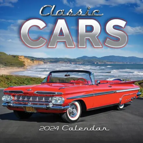 TF Publishing 2024 Classic Cars Wall Calendar {1}
