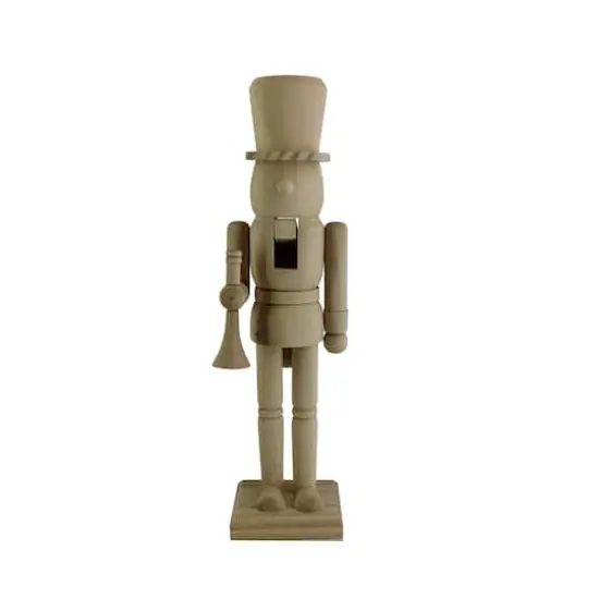 14" Soldier with Trumpet DIY Pinewood Nutcracker by Make Market® {1}
