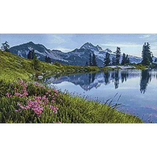 Crafting Spark Mountain Lake Diamond Painting Kit {1}