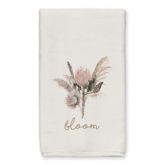 Bloom Protea Tea Towel Set Cream {3}