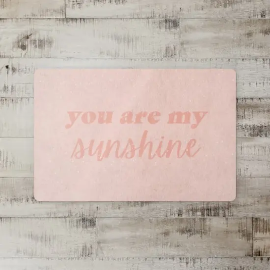 18" x 27" You Are My Sunshine Floor Mat {3}