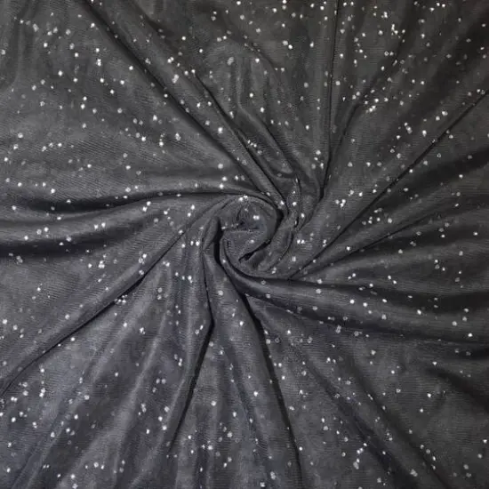 Feldman Black with Silver Sparkles Mesh {6}