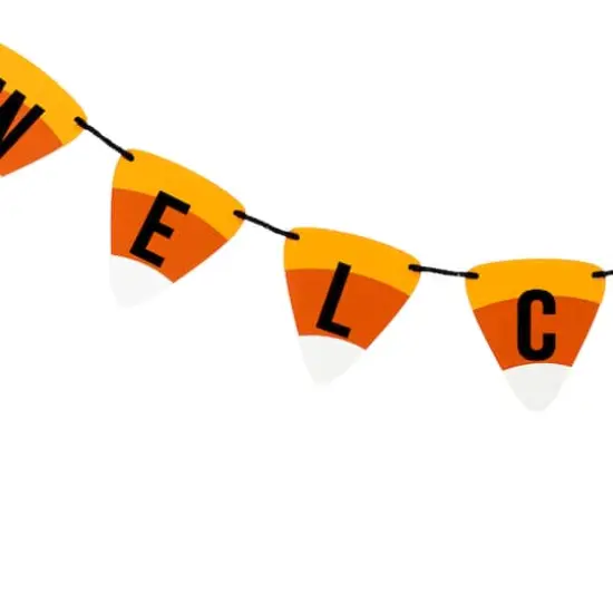 31" Candy Corn Welcome Banner {4}