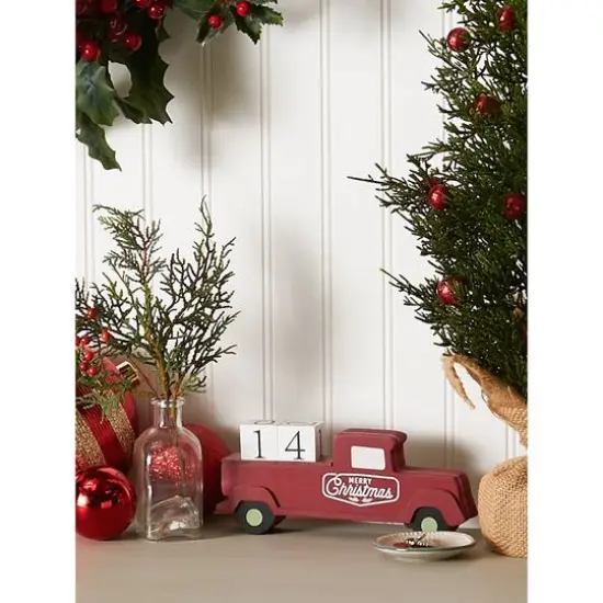 DII&reg; Christmas Tree Truck Tabletop Block Calendar {7}