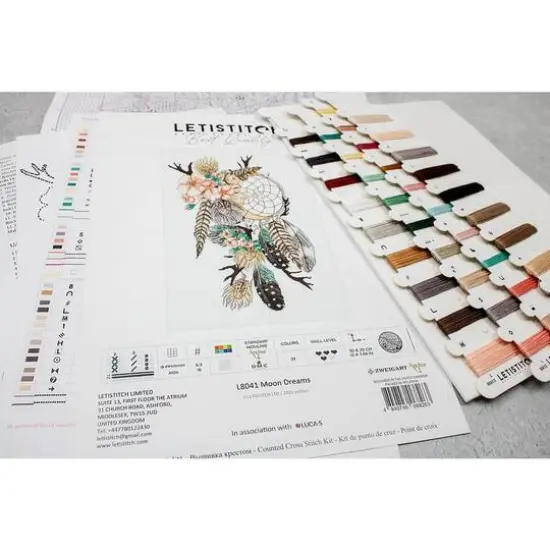 Letistitch Moon Dreams Counted Cross Stitch Kit {12}