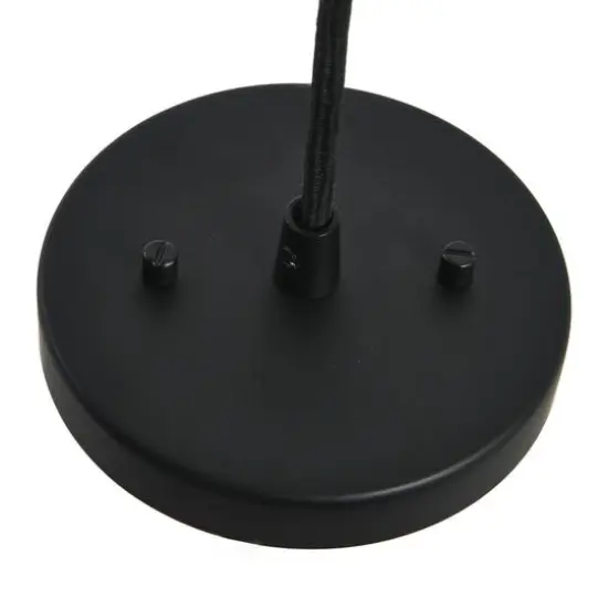 Hello Honey&reg; Robert Stevenson Lighting Marson 15" Clear Glass & Matte Black Metal Ceiling Light {6}