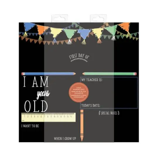 RoomMates Last or First Day of School Banner Double-Sided Chalkboard {6}