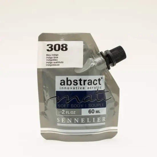 Sennelier Matt Abstract&reg; Acrylic, 60mL 308 Indigo Blue {1}