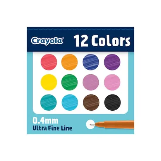 Crayola&reg; Ultra Fine Point Doodle Markers, 12ct. {11}