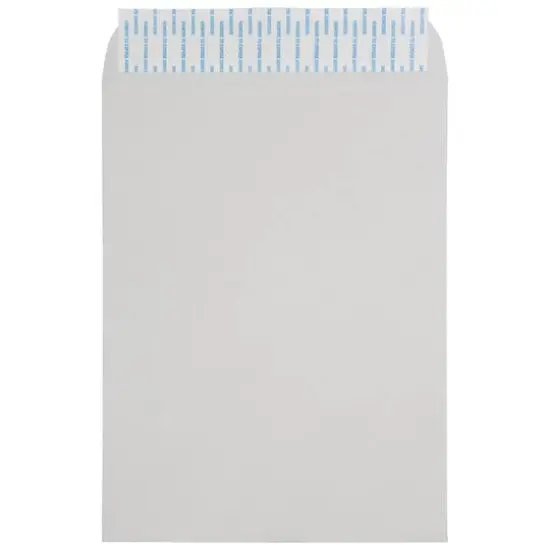JAM Paper 9" x 12" Gray Kraft Open End Catalog Envelopes {1}