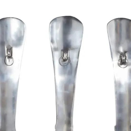 23" Silver Aluminum Traditional Wall D&eacute;cor Set, 3ct. {6}