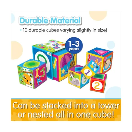 Play & Learn - Stacking Cubes {9}