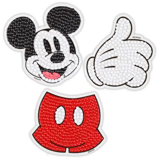 Camelot&reg; Dots DOTZIES&reg; Disney Mickey Icons Diamond Painting Sticker Kit, Round Diamonds {1}