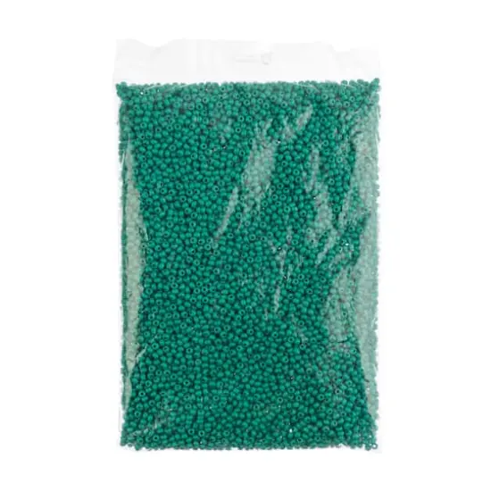 John Bead Terra Intensive 6/0 Czech Glass Seed Beads, 500g Dark Green Matte {3}