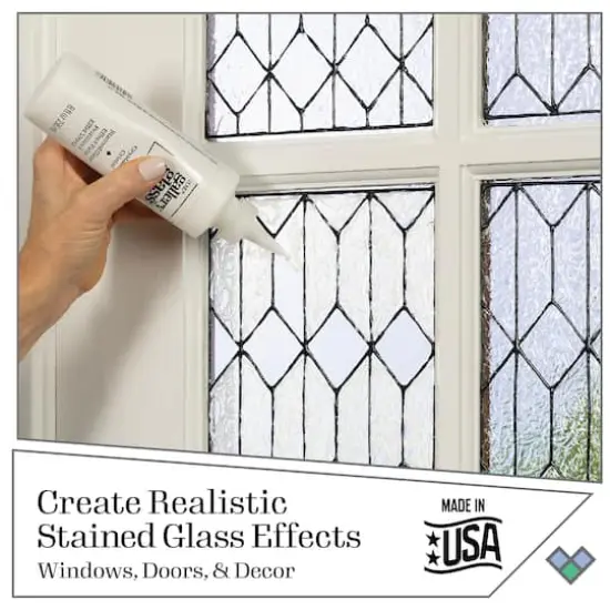 Plaid&reg; Gallery Glass&reg; Privacy Window Stained Glass Paint Set {5}