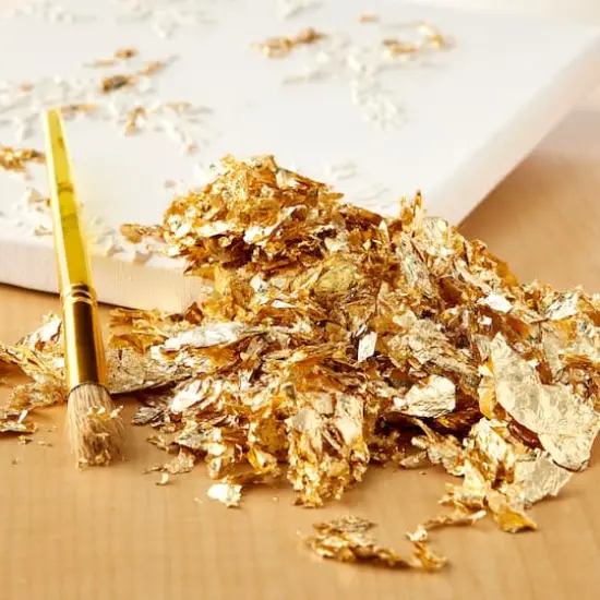 Premium Gold Flakes by Craft Smart&reg; {3}