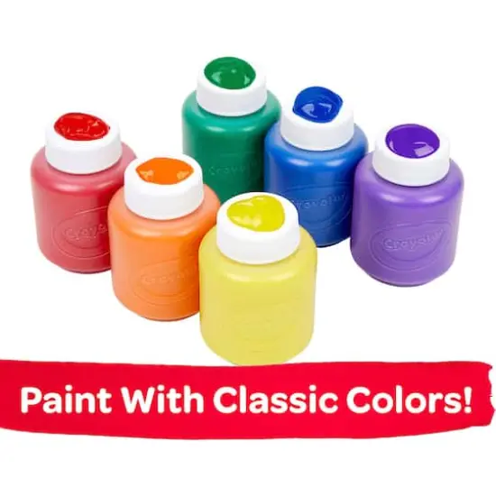 Crayola&reg; Classic Colors Washable Project Paint, 6 Packs of 6 {4}