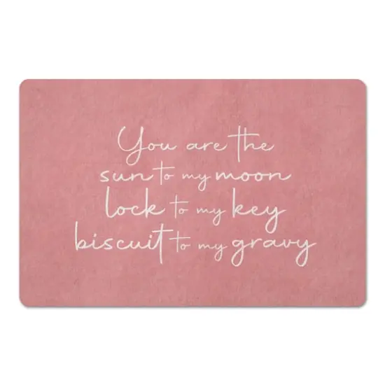 The Sun to my Moon 18" x 27" Floor Mat {1}