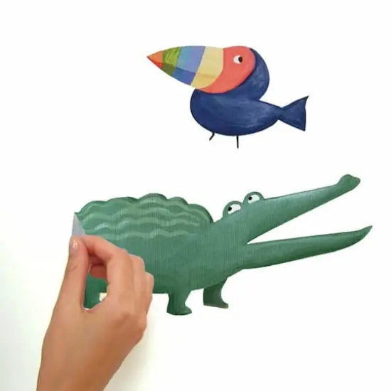 RoomMates Jungle Adventure Peel & Stick Wall Decals {6}