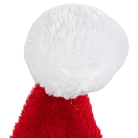 17" Traditional Red & White Santa Hat, Adult Medium {5}