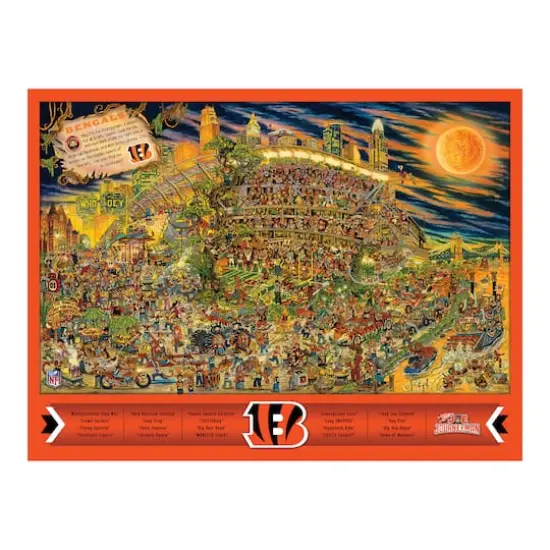 Joe Journeyman NFL 500 Piece Jigsaw Puzzle Cincinnati Bengals {6}