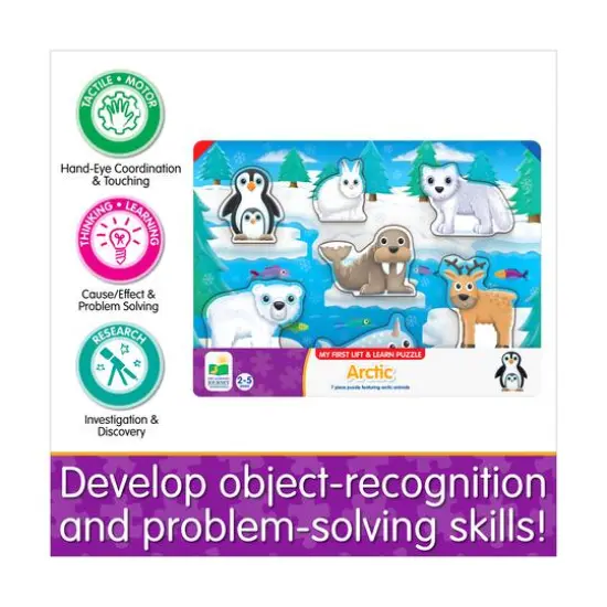 My First Lift & Learn Puzzle - Artic: 7 Pcs {8}