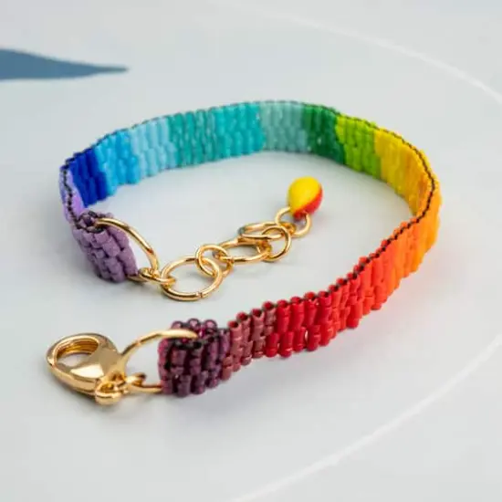 John Bead 11/0 Miyuki Delica Glass Seed Beads, 5g Squashed Dyed {4}