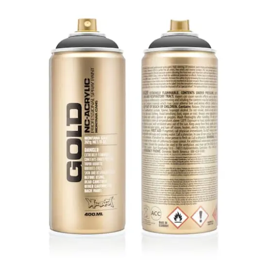 Montana&trade; Gold Acrylic Professional Spray Paint G7270 Basalt {1}