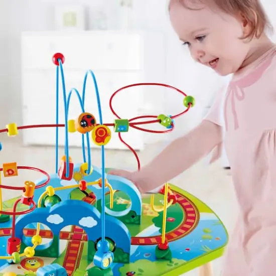 Hape Jungle Adventure Table Bead Maze & Railway {6}