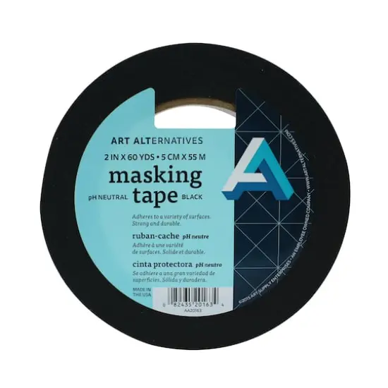 Art Alternatives pH Neutral Black Masking Tape {1}