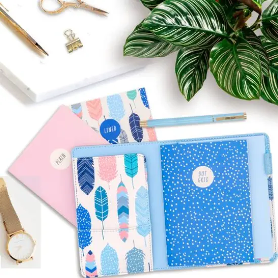 Pukka Pads Sky Blue A6 Notebook & Passport Holder {8}
