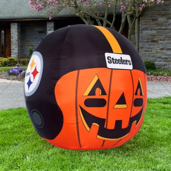 Sporticulture 4ft. Inflatable NFL Team Pride Jack-O' Helmet Pittsburgh Steelers {6}