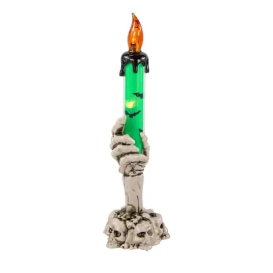 8" LED Skeleton Hand Halloween Candles, 3ct. {4}