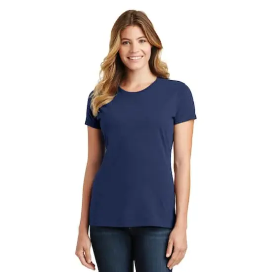 Port & Company&reg; Fan Favorite&trade; Colors Ladies T-Shirt Team Navy {4}